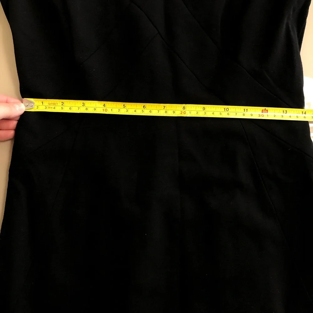 Classiques Entier Black V Neck Mini Dress size 6 - Picture 10 of 13
